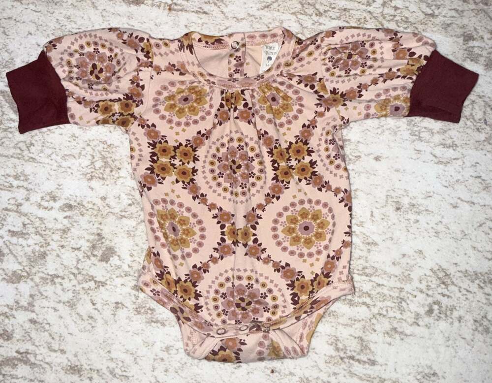 3-6m Kate Quinn floral onesie